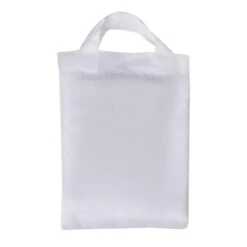 Dunelm White Ceramic Shower Curtain -Simple Bathroom 1000000185 alt01