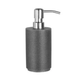Dunelm Grey Resin Lotion Dispenser -Simple Bathroom 1000069975 alt01