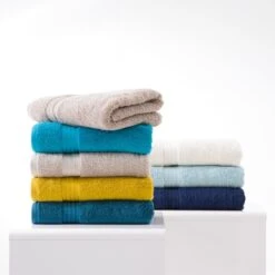 Dunelm Pebble Egyptian Cotton Towel -Simple Bathroom 1000072374 alt05