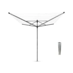Brabantia 4 Arm Rotary Liftomatic Airer, 60m 8 Brabantia 4 Arm Rotary Liftomatic Airer, 60m -Simple Bathroom 1000078359 alt02
