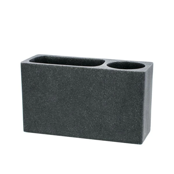 Dunelm Grey Resin Electric Toothbrush Holder 4 Dunelm Grey Resin Electric Toothbrush Holder - Image 2