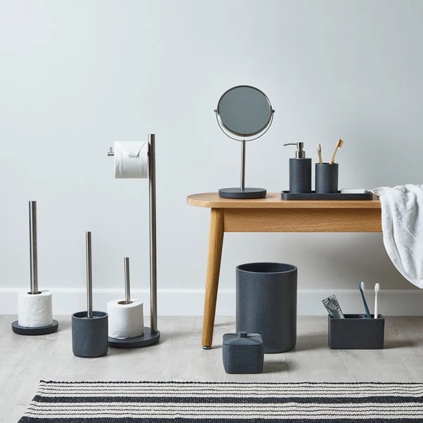 Dunelm Grey Resin Electric Toothbrush Holder 5 Dunelm Grey Resin Electric Toothbrush Holder - Image 3