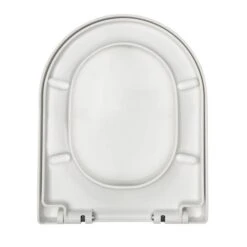 Dunelm Thermoplast White D Shape Toilet Seat 11 Dunelm Thermoplast White D Shape Toilet Seat -Simple Bathroom 1000095419 alt04