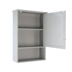 Lloyd Pascal Rimini Grey Mirror Cabinet -Simple Bathroom 1000114250 alt02