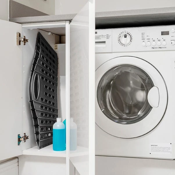 Addis Fold Flat Grey Laundry Basket 7 Addis Fold Flat Grey Laundry Basket - Image 5