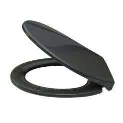 Dunelm Thermoplast Grey Toilet Seat -Simple Bathroom 1000140033 alt03