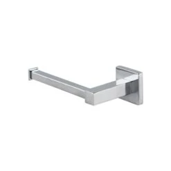 Dunelm Square Wall Mounted Toilet Roll Holder -Simple Bathroom 1000150072 alt02