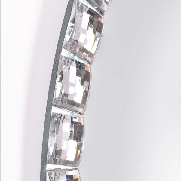 Dunelm Jewel Round Wall Mirror, 45cm 4 Dunelm Jewel Round Wall Mirror, 45cm - Image 2