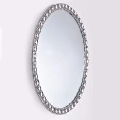Dunelm Jewel Round Wall Mirror, 45cm 8 Dunelm Jewel Round Wall Mirror, 45cm -Simple Bathroom 1000150954 alt02
