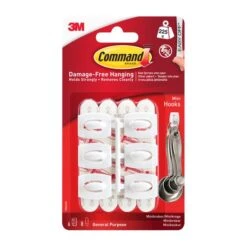 3M Command Command Mini Hooks 9 3M Command Command Mini Hooks -Simple Bathroom 1000158824 alt03