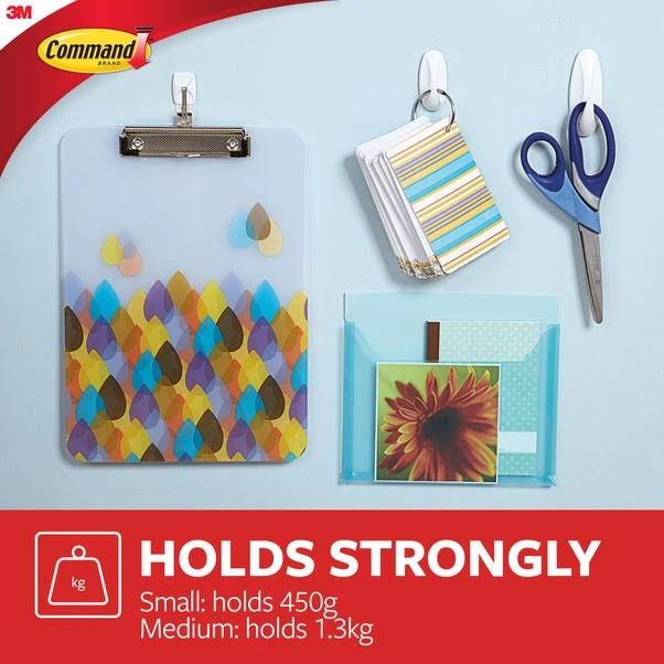 3M Command Command Medium Hooks 6 3M Command Command Medium Hooks - Image 4