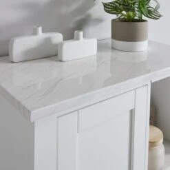 Lloyd Pascal Marble Effect Console Unit -Simple Bathroom 1000160241 alt05