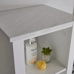 Lloyd Pascal Marble Effect Tall Cabinet 13 Lloyd Pascal Marble Effect Tall Cabinet -Simple Bathroom 1000160242 alt05