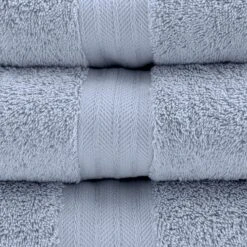Dunelm Sky Blue Egyptian Cotton Towel -Simple Bathroom 1000167224 alt01