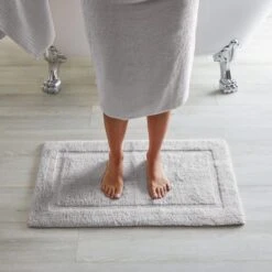 Dorma Sumptuously Soft Silver Birch Bath Mat -Simple Bathroom 1000167256 alt02