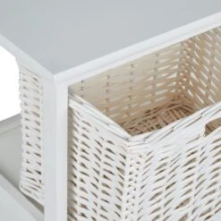 Dunelm White Storage Unit -Simple Bathroom 1000167276 alt03