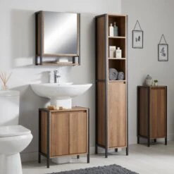 Lloyd Pascal Industrial Under Sink Unit -Simple Bathroom 1000169011 alt05