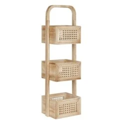 Dunelm French Cane Natural Caddy -Simple Bathroom 1000180345 alt02