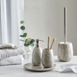 Dorma Purity Marble Natural Lotion Dispenser -Simple Bathroom 1000180610 alt04