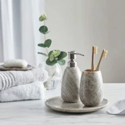 Dorma Purity Marble Natural Lotion Dispenser -Simple Bathroom 1000180610 alt05