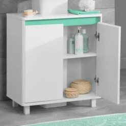 Lloyd Pascal Vienna White Under Sink Unit With Reversible 4 In 1 Colour Bar -Simple Bathroom 1000182107 alt02