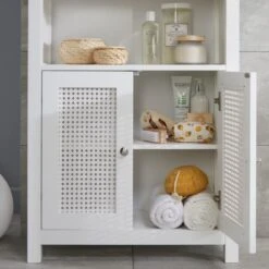 Dunelm Palermo White Console Unit 10 Dunelm Palermo White Console Unit -Simple Bathroom 1000186038 alt02