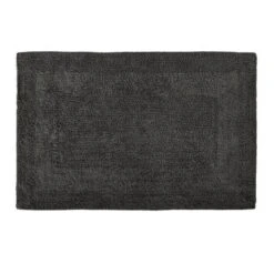 Dunelm Super Soft Reversible Charcoal Bath Mat