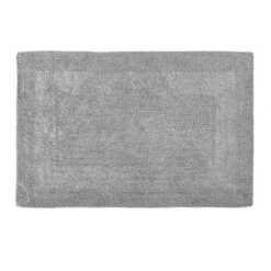 Dunelm Super Soft Reversible Silver Bath Mat