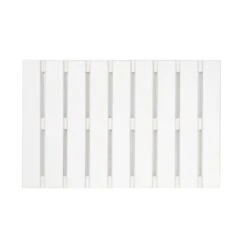 Dunelm White Wood Rectangular Duck Board