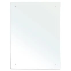 Dunelm Plain Rectangular Wall Mirror, 50x70cm