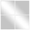 Dunelm Pack Of 4 Square Multi Purpose Tile Mirrors, 27cm -Simple Bathroom 30167198