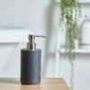Dunelm Grey Resin Lotion Dispenser -Simple Bathroom 30196018