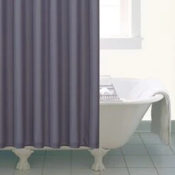 Dunelm Waffle Shower Curtain