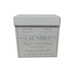 Dunelm Salvage Dark Lights Laundry Basket