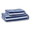 Dunelm Nautical Stripe Navy Towel -Simple Bathroom 30240403