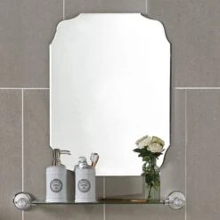Dunelm Vintage Bevelled Edge Mirror, 45x60cm