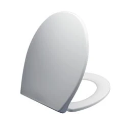 Dunelm Thermoplast White Toilet Seat