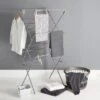 Dunelm Grey 3 Tier Wide Airer -Simple Bathroom 30289220