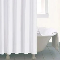 Dunelm Seersucker Shower Curtain