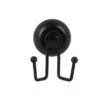 Elements Wire Suction Double Hook Black -Simple Bathroom 30443245