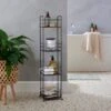 Elements 4 Tier Black Wire Storage Caddy -Simple Bathroom 30443249