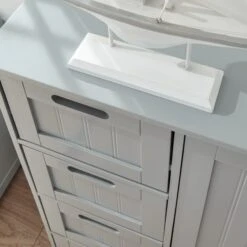GFW Grey Shaker Bathroom Unit -Simple Bathroom 30488512 alt03