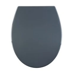 Dunelm Thermoplast Grey Toilet Seat