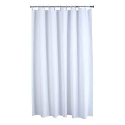 Dunelm Waffle White XL Shower Curtain