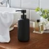 Elements Matt Black Lotion Dispenser -Simple Bathroom 30608598