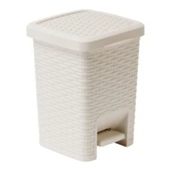 Addis Rattan Natural Pedal Bin