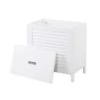 Lloyd Pascal White Tuscany Laundry Hamper