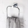 Dunelm Square Wall Mounted Towel Ring
