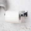 Dunelm Square Wall Mounted Toilet Roll Holder -Simple Bathroom 30645920