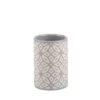 Dunelm Geo Tile Grey Ceramic Tumbler -Simple Bathroom 30670533